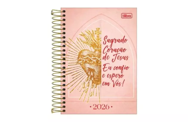 AGENDA ESPIRAL CAPA DURA BIBLICA 2026 TILIBRA