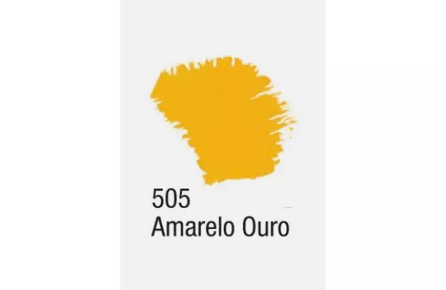 TINTA ACRILICA FOSCA ARTESANATO 37ML AMARELO OURO 505 – UNIDADE | ACRILEX 3540