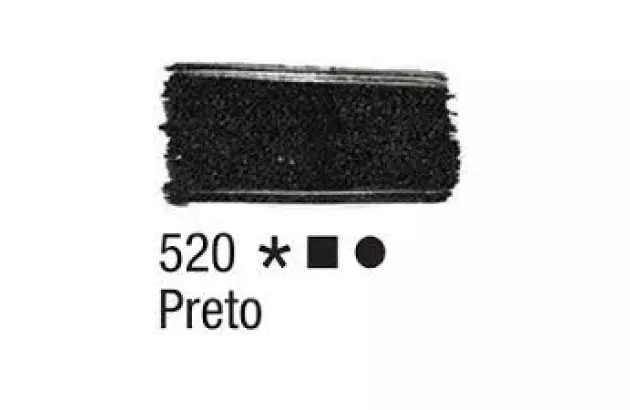TINTA PARA TECIDO FOSCA 250ML PRETO 520 - UNIDADE | ACRILEX  4125
