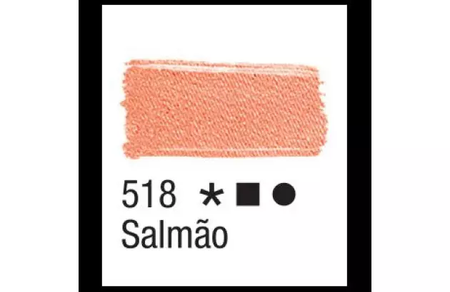 TINTA PARA TECIDO FOSCA 37ML SALMÃO 518 - UNIDADE | ACRILEX 4140
