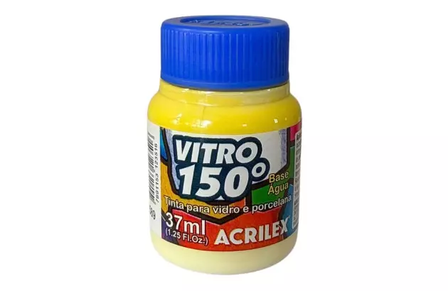 TINTA VITRO 150° 37ML VIOLETA 516 BASE DE ÁGUA - UNIDADE | ACRILEX 1140