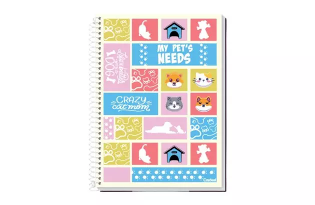 CADERNO CAPA DURA STATION COLORS 1 MATERIA CREDEAL
