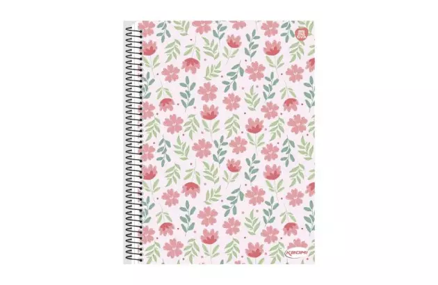 CADERNO CAPA DURA 1 MATERIA DEBBY 80 FOLHAS ANIMATIVA