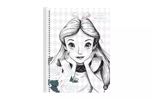 CADERNO CAPA DURA 10 MATERIAS 160 FOLHAS SO CUTE ANIMATIVA
