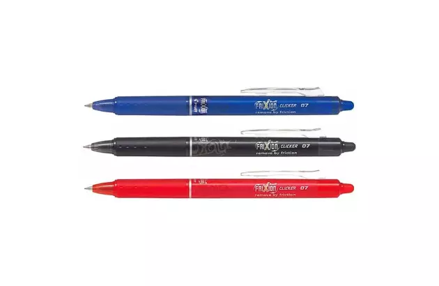 CANETA ESFEROGRÁFICA 0.7 APAGÁVEL FRIXION BALL 3 CORES EDIÇÃO ESPECIAL SAMURAI KIZUNA