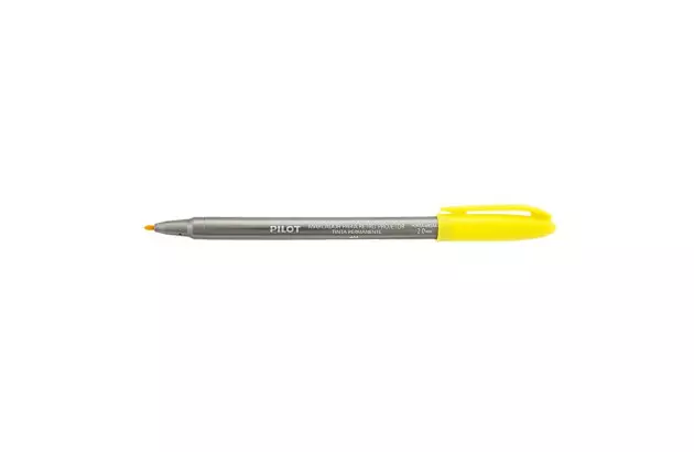 MARCADOR PARA RETRO PROJETOR 2.0 AMARELO PONTA MÉDIA PERMANENTE PILOT