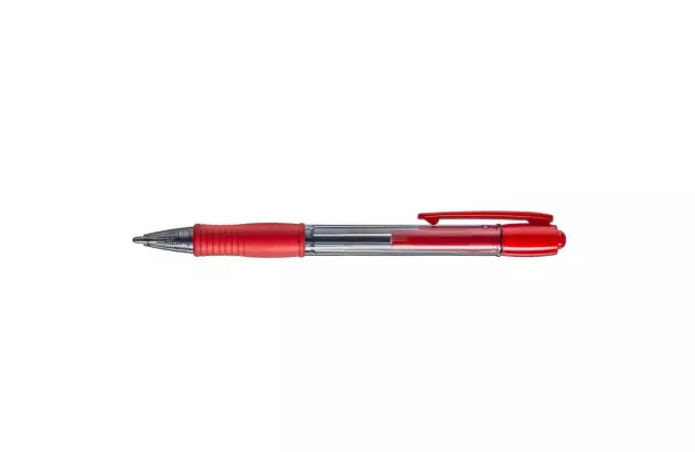 CANETA ESFEROGRÁFICA 1.6 SUPER GRIP VERMELHO RETRÁTIL PILOT