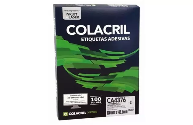 ETIQUETA ADESIVA MULTIUSO REDONDA N° 19 MM AZUL - 6 FOLHAS 210 ETIQUETAS | COLACRIL 6001AZ
