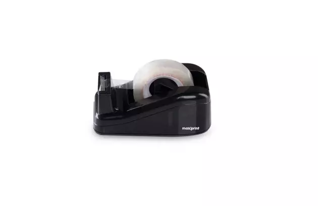 SUPORTE PARA FITA ADESIVA PEQUENO PRETO MX-SF509 MAXPRINT