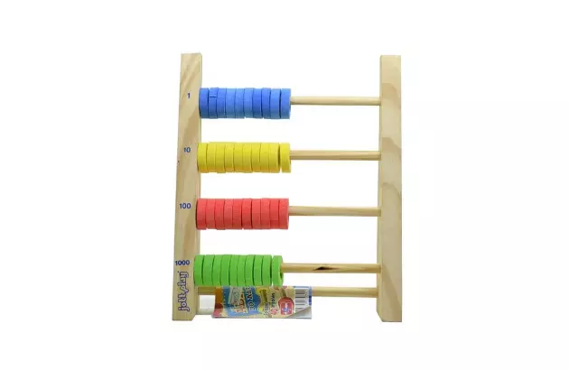 BRINQUEDO EDUCATIVO ABACO FECHADO EM EVA 40 ARGOLAS 30.03 JOTT PLAY
