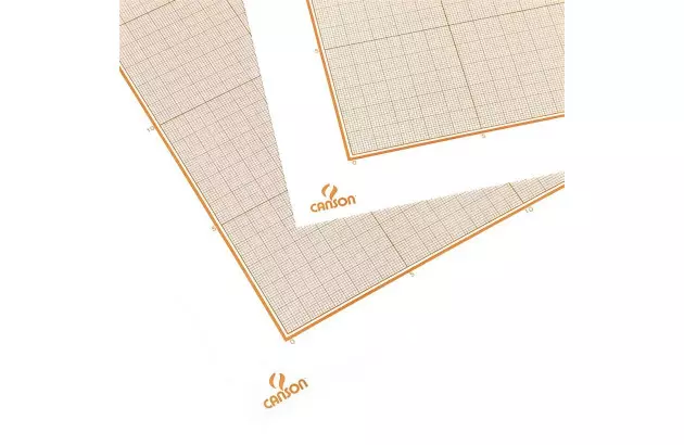 BLOCO MILIMETRADO CANSON A3 60G/M² BRANCO SULFITE 50 FOLHAS | CANSON