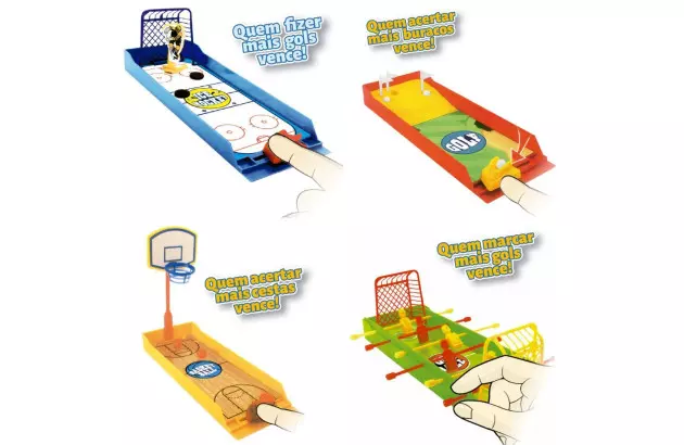 JOGO MINI SPORTS - 4 MODELOS COLECIONÁVEIS +5 ANOS | GAMEBRINQ