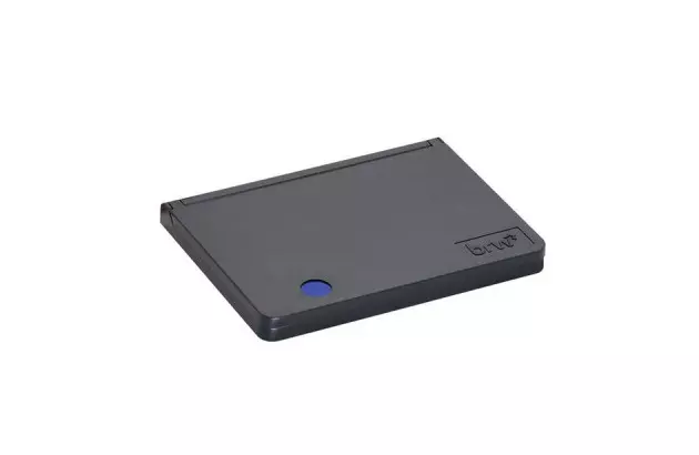 ALMOFADA PARA CARIMBO N° 3 AZUL TAMPA PLÁSTICA  | BRW CB0301