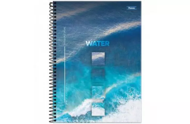 CADERNO CAPA DURA 20 MATERIAS 4 ELEMENTOS 320 FOLHAS ANIMATIVA