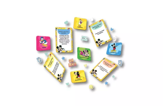 JOGO DE TABULEIRO CONHECENDO AS EMOÇÕES MICKEY E SEUS AMIGOS