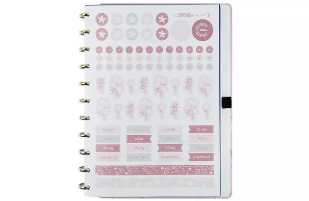 CADERNO INTELIGENTE A5 PINK BLOSSOM BY SOF MARTINS CIA52357
