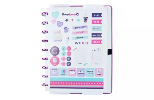 CADERNO INTELIGENTE A5 INTENSE VIOLET CIA52364