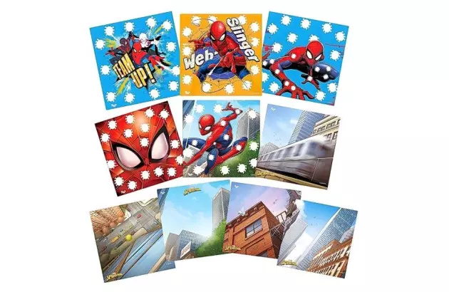 CONJUNTO DE PINTURA A DEDO HOMEM ARANHA 18 PEÇAS – ACIMA DE 3 ANOS | DAC ART 4714