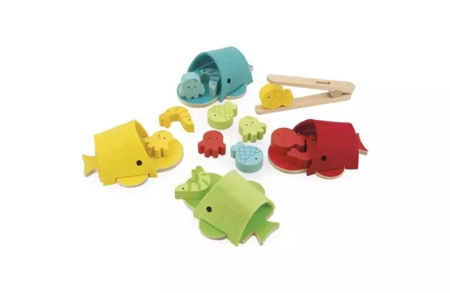 BRINQUEDO JUNTE AS CORES BALEIA ACIMA DE 2 ANOS | JANOD