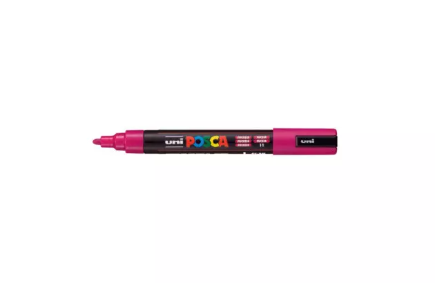 CANETA UNI POSCA PC-5M MEDIUM FUCHSIA