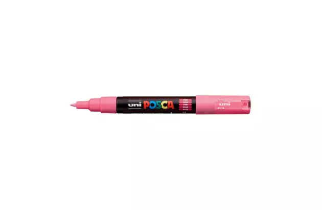 CANETA POSCA PC-1M ROSA - PONTA EXTRAFINA BALA-CÔNICA 0,7MM BASE DE ÁGUA | UNI-BALL