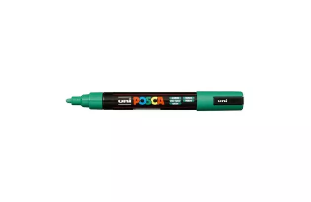 CANETA POSCA PC-5M 1.8 A 2.5 MM VERDE BULLET UNI-BALL