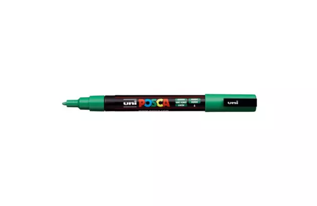 CANETA UNI POSCA PC-3M FINA VERDE