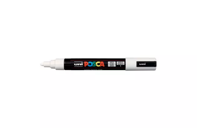 CANETA POSCA PC-5MR 1.8-2.5MM BRANCO UNI-BALL
