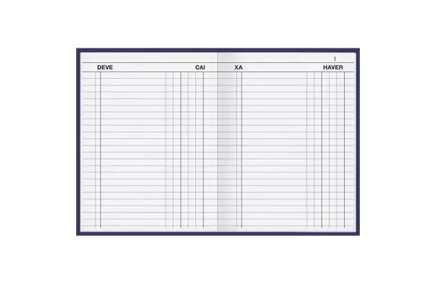 LIVRO CAIXA PEQUENO 50 FOLHAS 153X216MM - CAPA DURA | TILIBRA