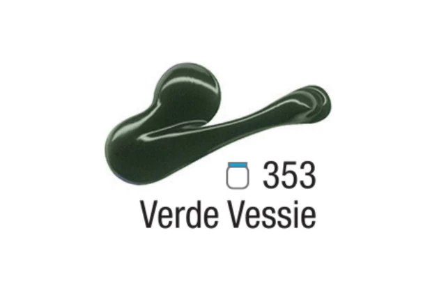 TINTA ACRÍLICA PARA TELA ACRYLIC COLORS 20ML VERDE VESSIE 353 - UNIDADE | ACRILEX 13123
