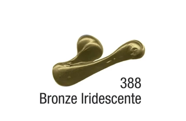 TINTA ACRÍLICA PARA TELA ACRYLIC COLORS METÁLICA 20ML BRONZE IRIDESCENTE 388 - UND | ACRILEX 13123