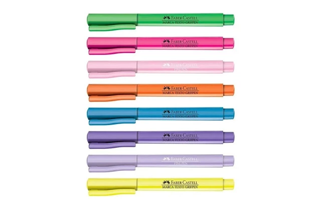 MARCA TEXTO GRIFPEN ROXO PONTA CHANFRADA - FABER CASTELL MT/RXZF