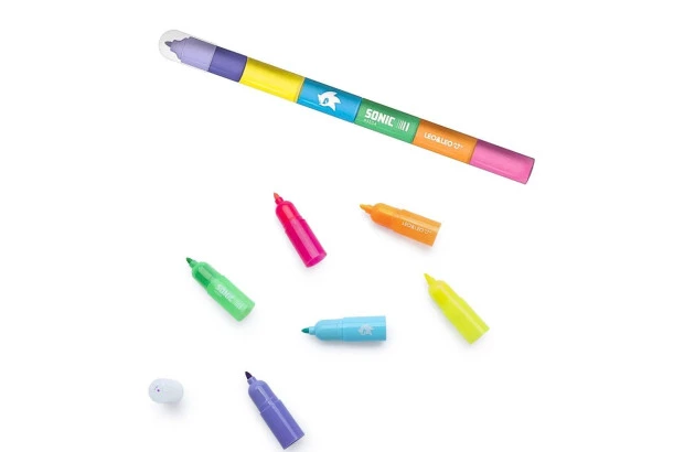 HIDROCOR 6 CORES EMPILHÁVEL SONIC DE ENCAIXE SONIC LEO&LEO