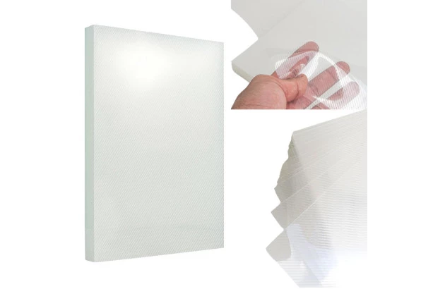 CAPA PARA ENCADERNAÇÃO TRANSPARENTE POLIPROPILENO PACOTE 100 UNIDADES - ESPESSURA 0,30 MM