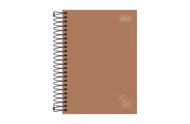 AGENDA ESPIRAL CAPA DURA M4 SPICE CORES 2026 TILIBRA