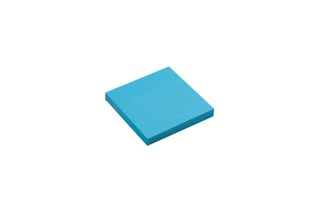 BLOCO DE RECADO ADESIVO 76X76 100F AZUL NEON MAXPRINT