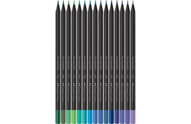 LAPIS DE COR 15 CORES SUPERSOFT CORES FRIAS ECOLAPIS FABER CASTELL