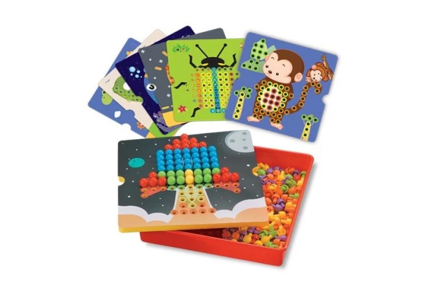 BRINQUEDO FOLLOW PINS 12 DESAFIOS ACIMA DE 3 ANOS BM052