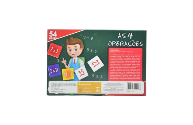 BRINQUEDO AS 4 OPERACOES REF 0904 COLUNA