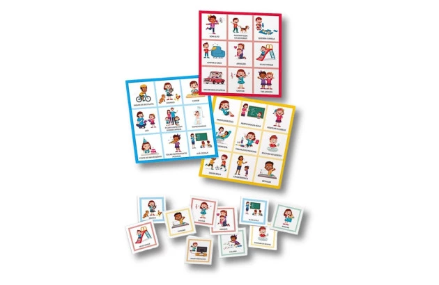 JOGO BINGUINHO GOSTO OU NÃO GOSTO LINHA INCLUSIVA PAIS E FILHOS 791904 -1