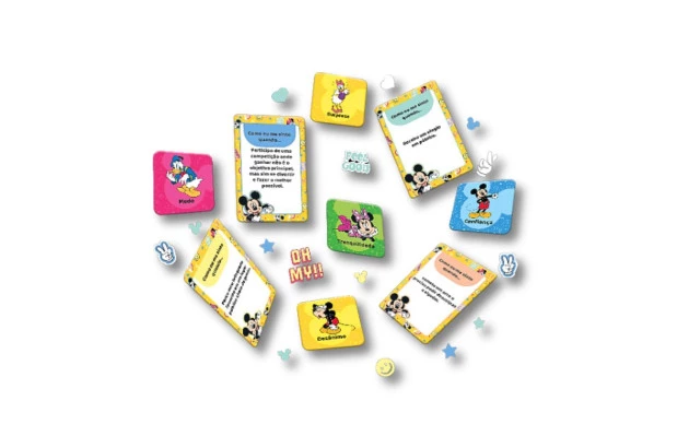 JOGO DE TABULEIRO CONHECENDO AS EMOÇÕES MICKEY E SEUS AMIGOS