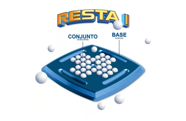 JOGO DE TABULHEIRO RESTA 1 | + 5 ANOS | PAIS& FILHOS 2178