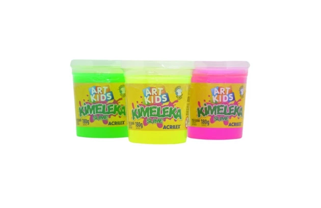 SLIME KIMELEKA ART KIDS 180G LAVAVEL CORES - UNIDADE | ACRILEX 5812