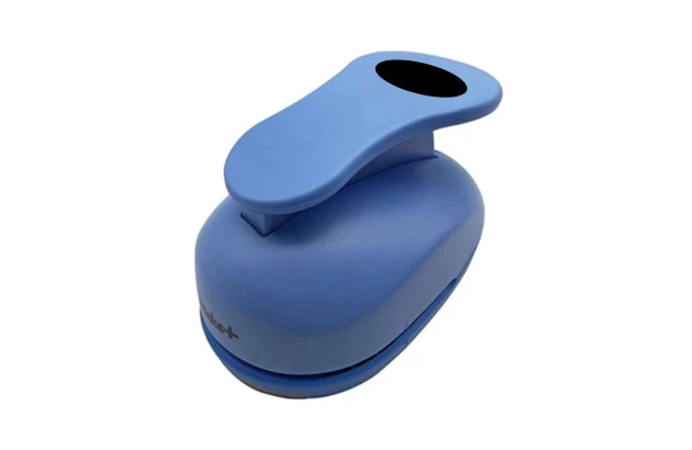 PERFURADOR PAPEL E EVA 76MM OVAL GIGANTE ESPESSURA ATÉ 2MM | MAKE+ 12058