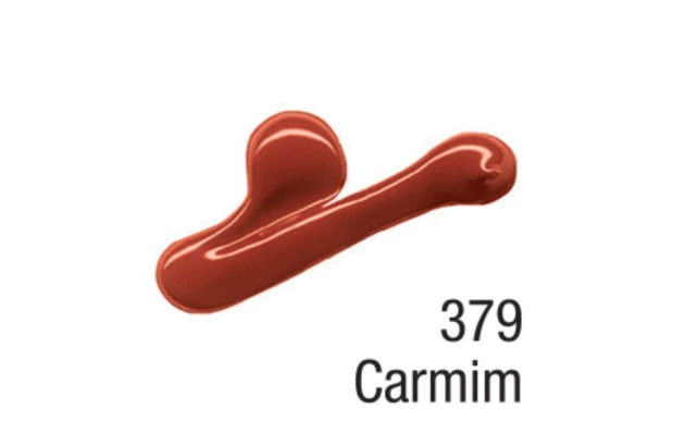 TINTA ACRÍLICA PARA TELA ACRYLIC COLORS 20ML CARMIM 379 - UNIDADE | ACRILEX 13123