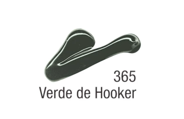 TINTA ACRÍLICA PARA TELA ACRYLIC COLORS 20ML VERDE DE HOOKER 365 - UNIDADE | ACRILEX 13123