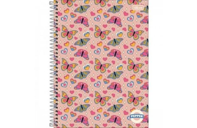 CADERNO CAPA DURA UNIVERSITÁRIO 1 MATÉRIA  80F PEPPER FEMININO TILIBRA
