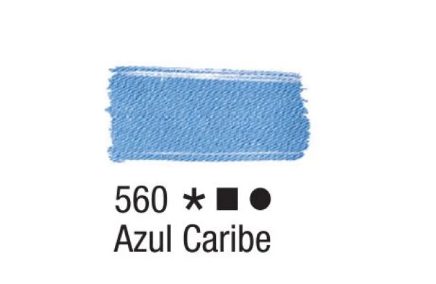TINTA PARA TECIDO FOSCA 37ML AZUL CARIBE 560 - UNIDADE | ACRILEX 4140