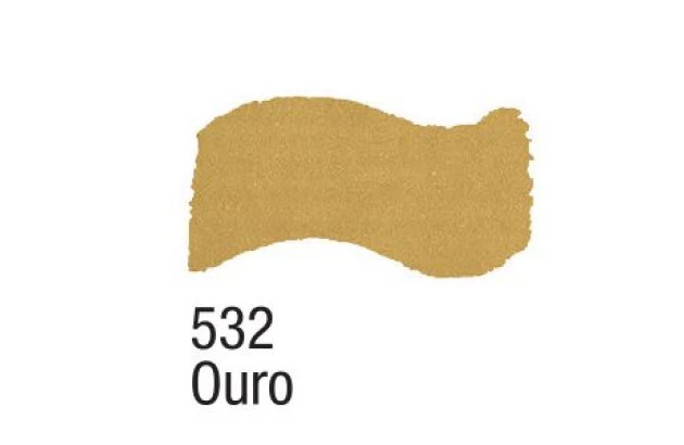 TINTA ACRILICA METAL COLORS ARTESANATO 37ML OURO 532  UNIDADE | ACRILEX 3640