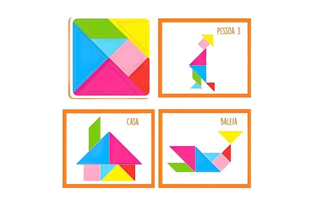 JOGO EDUCATIVO TANGRAM IDADE + 4 ANOS | NIG BRINQUEDOS